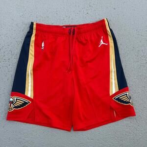 Men's New Orleans Pelicans Team Issued NBA Authentic Jordan Nike Shorts 42 +1 XL